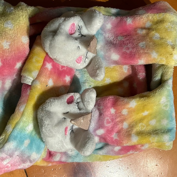 Onesies 0 to  3 moths infant set of two. Winter warmth full body cover hoodie - Picture 7 of 13